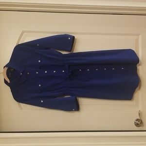 Collared button front dress